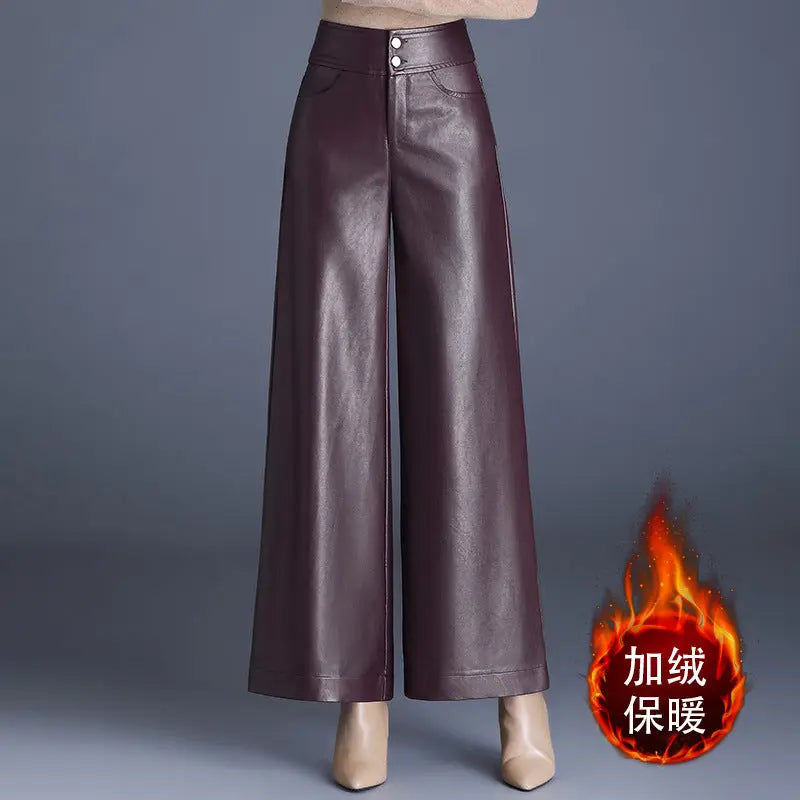 High Waist Thickened Straight Wide Leg Aurélia