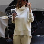 Oversized Sweater And Loose Pockets Trousers Set Aurélia