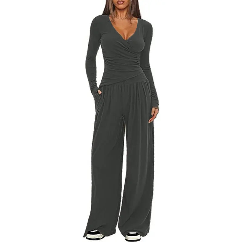 Cross-border Jumpsuit Wide-leg Aurélia