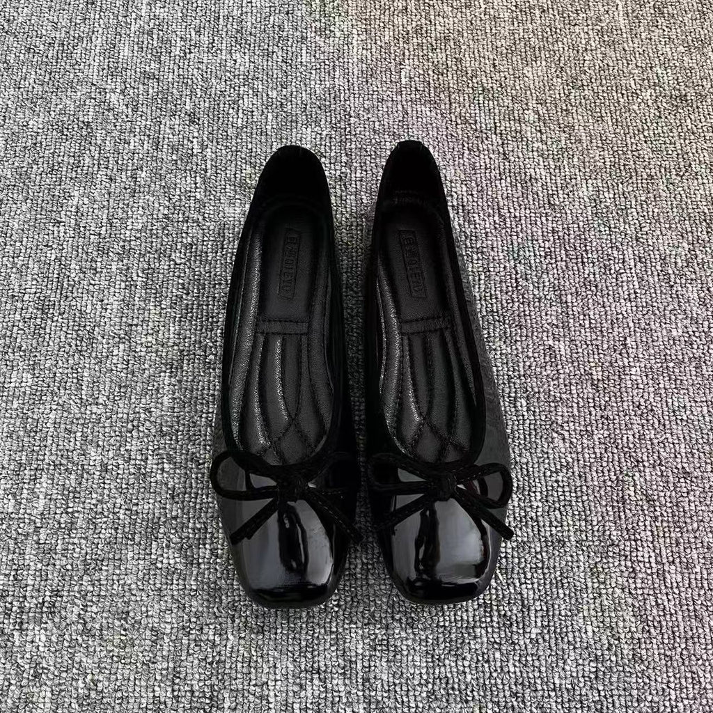 Flat Shoes - Low-cut Patent Leather Mary Jane Fashion Shoes Aurélia