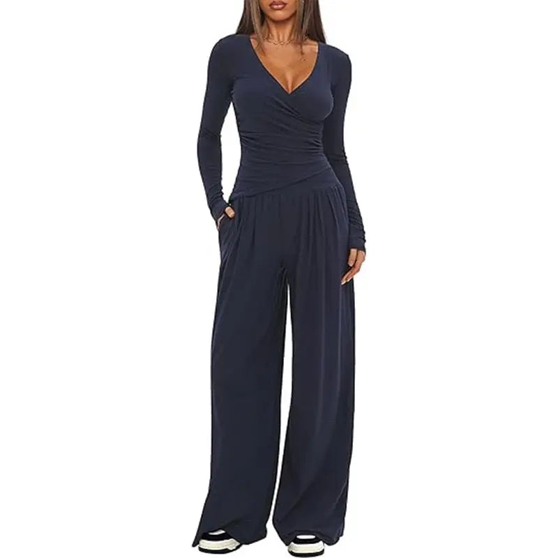 Cross-border Jumpsuit Wide-leg Aurélia