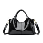 Premium Glossy Leather Trendy Commuter Bag
