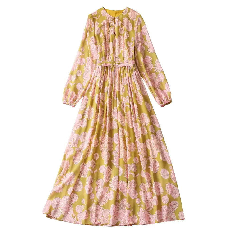 Tuile Dress Tie Neck Aurélia