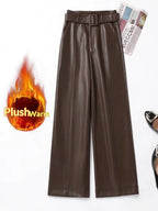 Leather pants Straight-Leg Aurélia