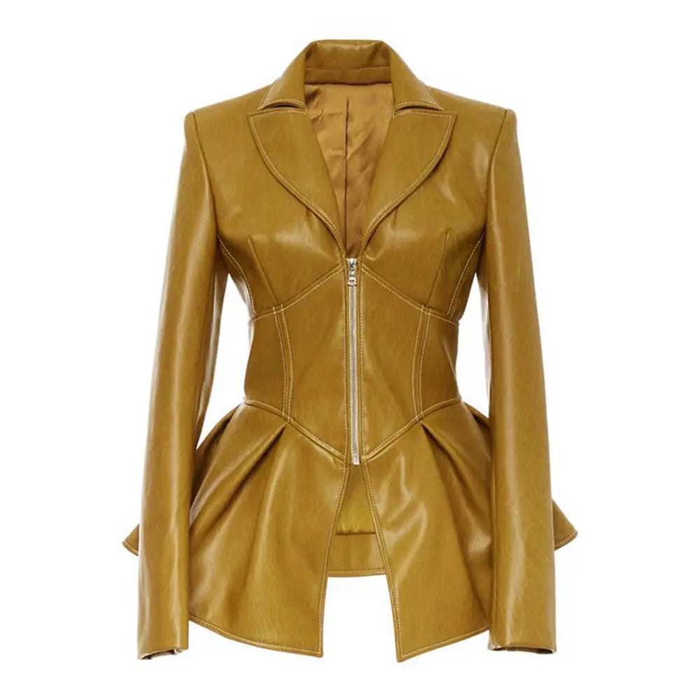 Leather Corset Jacket Aurélia