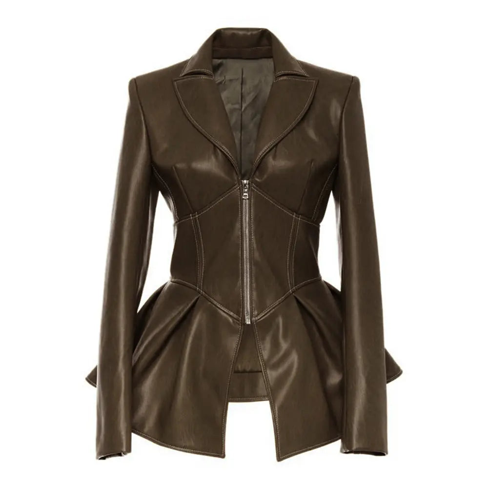 Leather Corset Jacket Aurélia