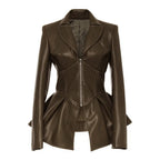 Leather Corset Jacket Aurélia
