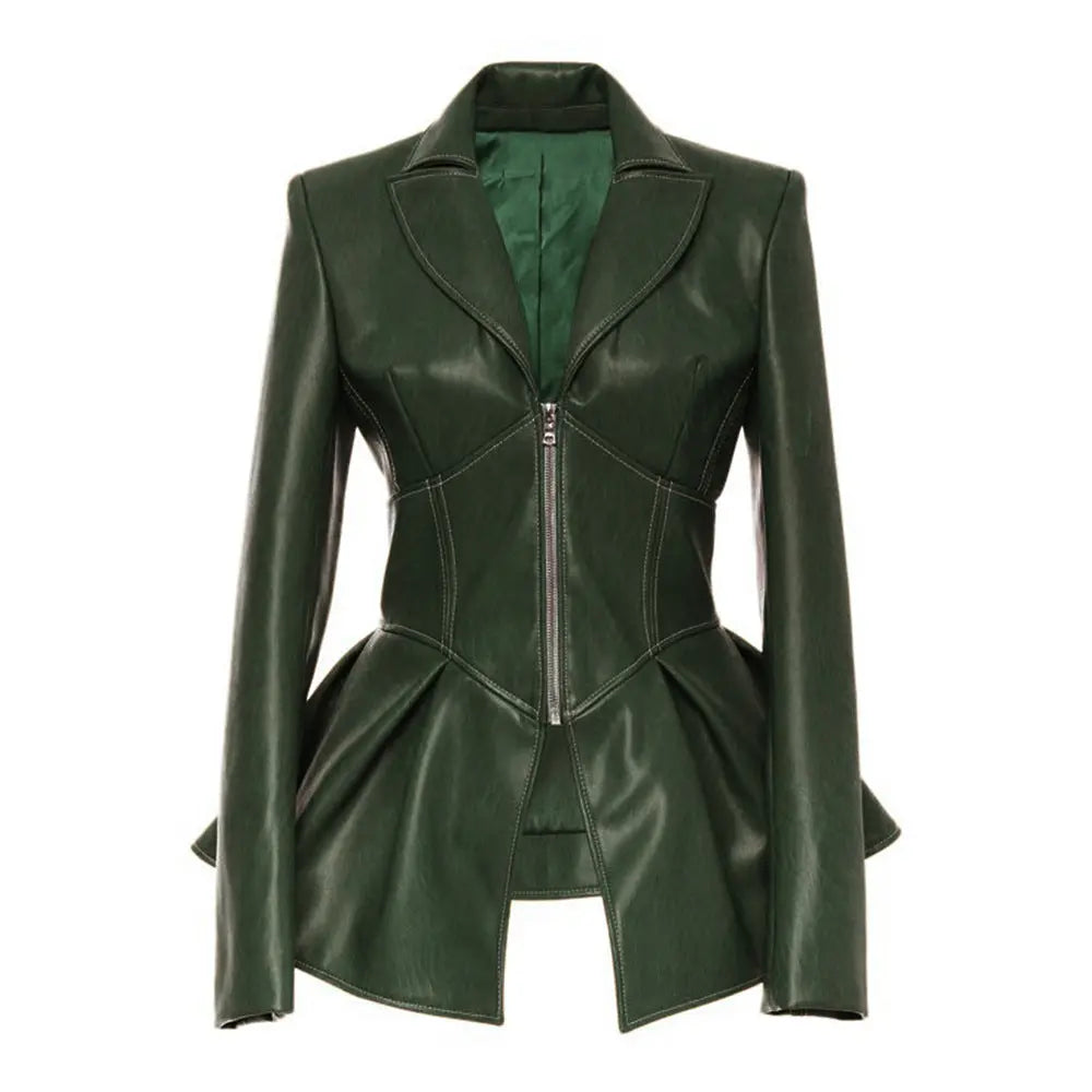 Leather Corset Jacket Aurélia