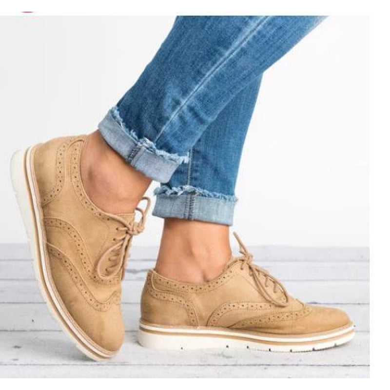 Retro British-style Casual Women's Shoes Aurélia