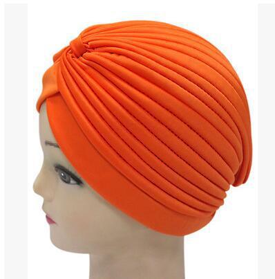 Turban Ethnic Stripes Borderless Cap Headwear