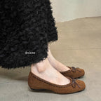 Women's Mary Jane Shoes, Retro Hidden Heel Flats, Niche Shallow Mouth Slip-on Aurélia