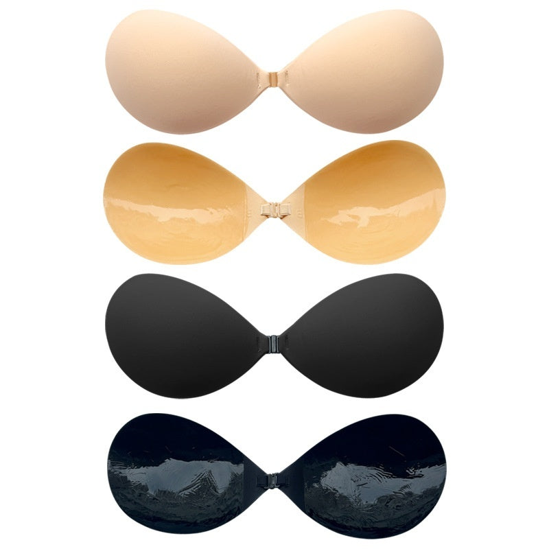 Thickened Seamless Push Up Small Breast Size Exaggerating Bra Silicone Nipple Sticker Aurélia