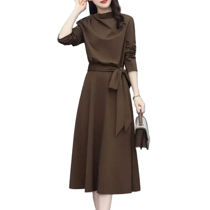 Fashion Casual Thin Long Sleeve Dress Aurélia