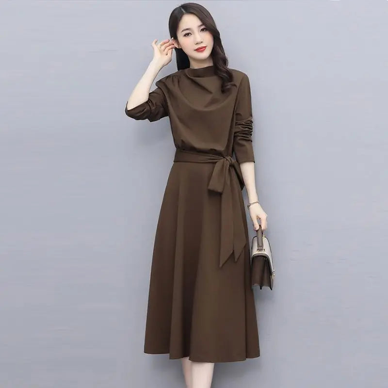 Fashion Casual Thin Long Sleeve Dress Aurélia