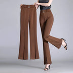 Split Flare High Waist Slimming Pants Aurélia