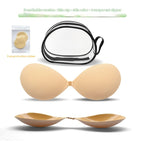 Thickened Seamless Push Up Small Breast Size Exaggerating Bra Silicone Nipple Sticker Aurélia