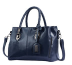 Vintage Oil Wax Premium Leather Luxury Women Travel Handbag