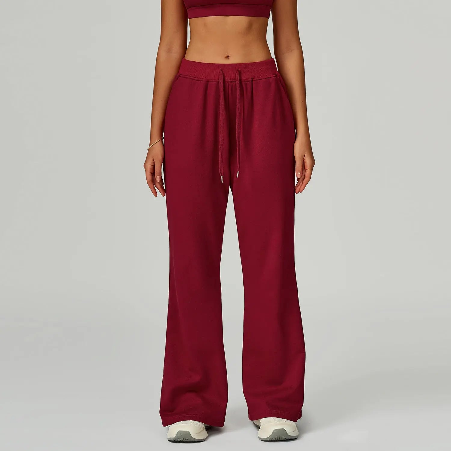 Sporty Drawstring Versatile Pants Aurélia