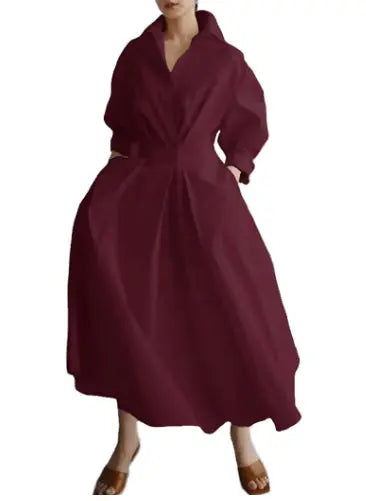 Cinched Waist Swing Dress Aurélia