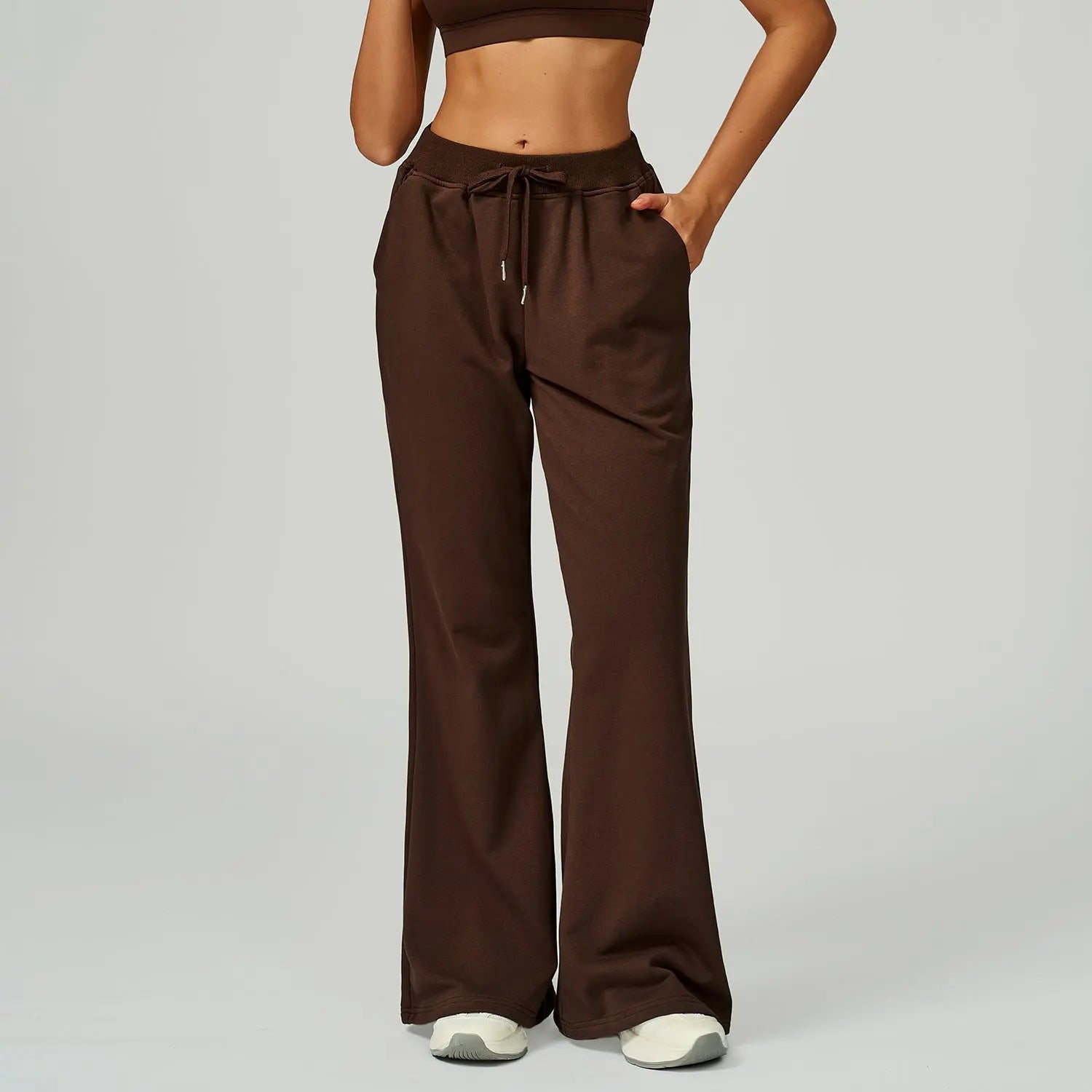 Sporty Drawstring Versatile Pants Aurélia