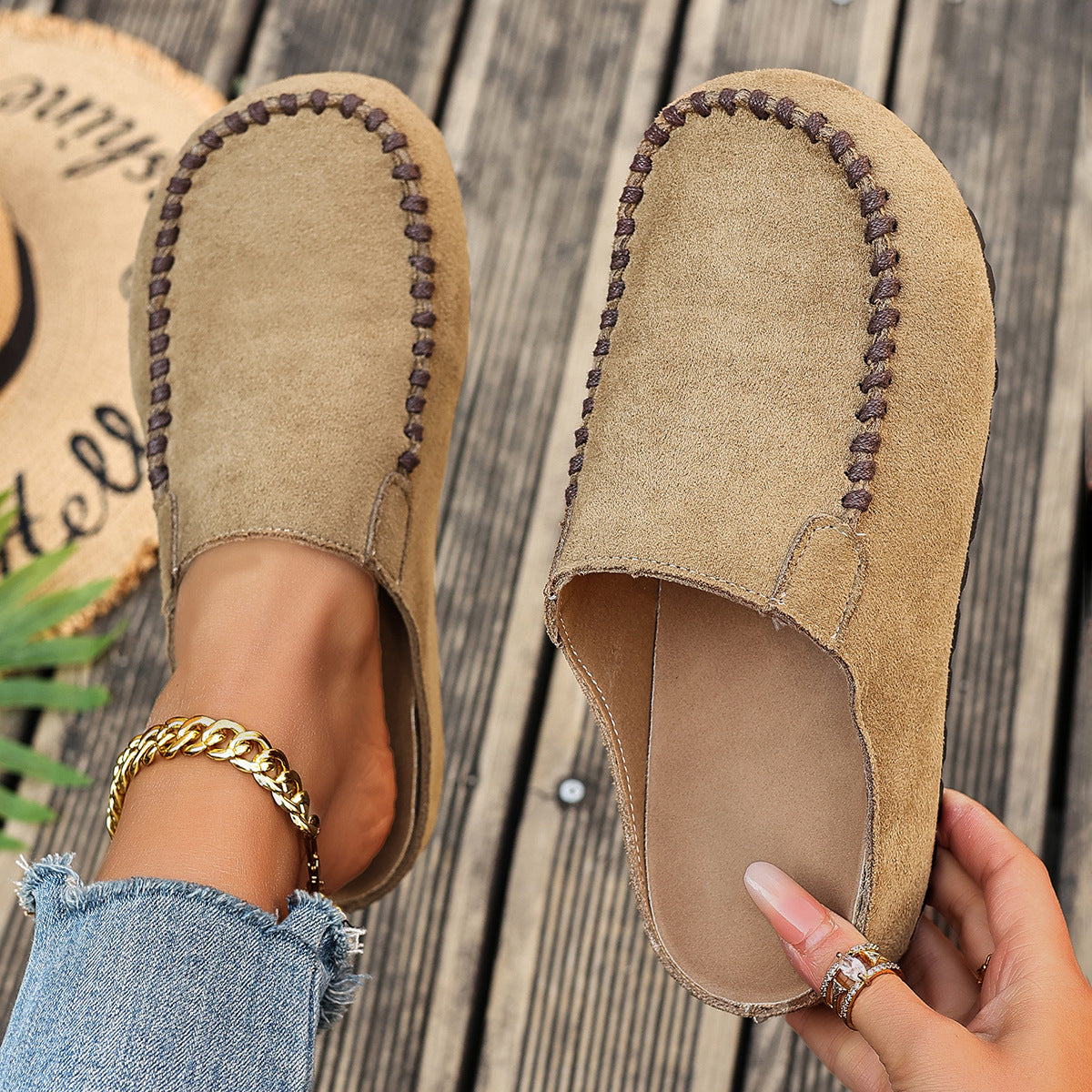 Half-slipper With A Thick Sole For Women Aurélia