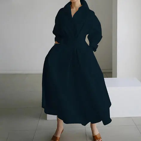 Cinched Waist Swing Dress Aurélia