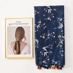 Tassel Decorative Cotton Feel Scarf Aurélia
