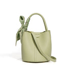 Genuine Leather Advanced Texture  Women Bucket Bags
