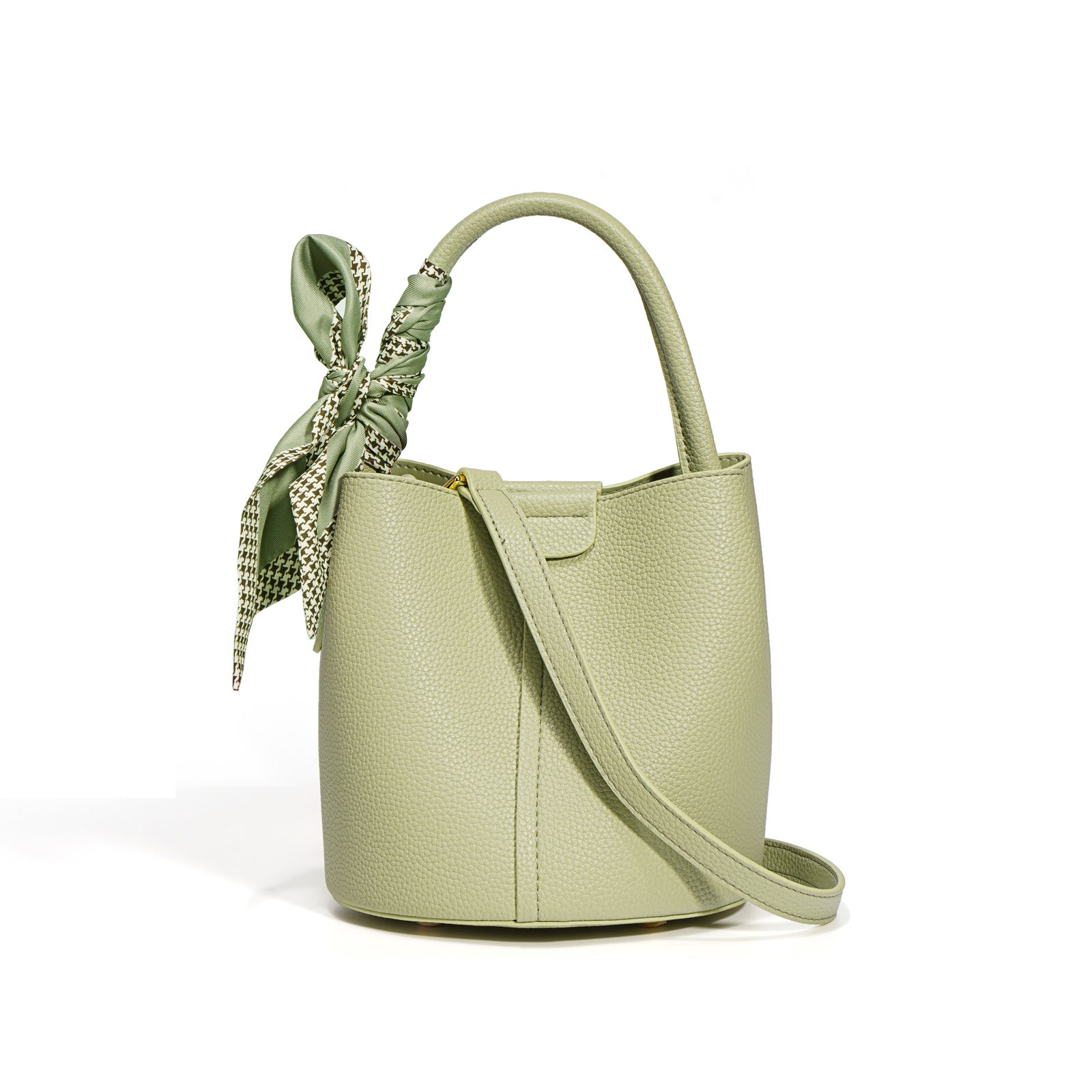 Genuine Leather Advanced Texture  Women Bucket Bags