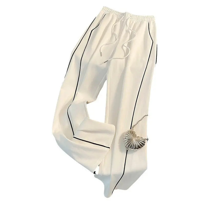Cardigan Long-sleeved Sweater Wide-leg Pants Two-piece Set Aurélia