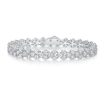 Platinum Bracelet Moissanite, S925 Aurélia
