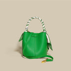 Genuine Leather Advanced Texture  Women Bucket Bags
