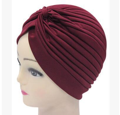 Turban Ethnic Stripes Borderless Cap Headwear