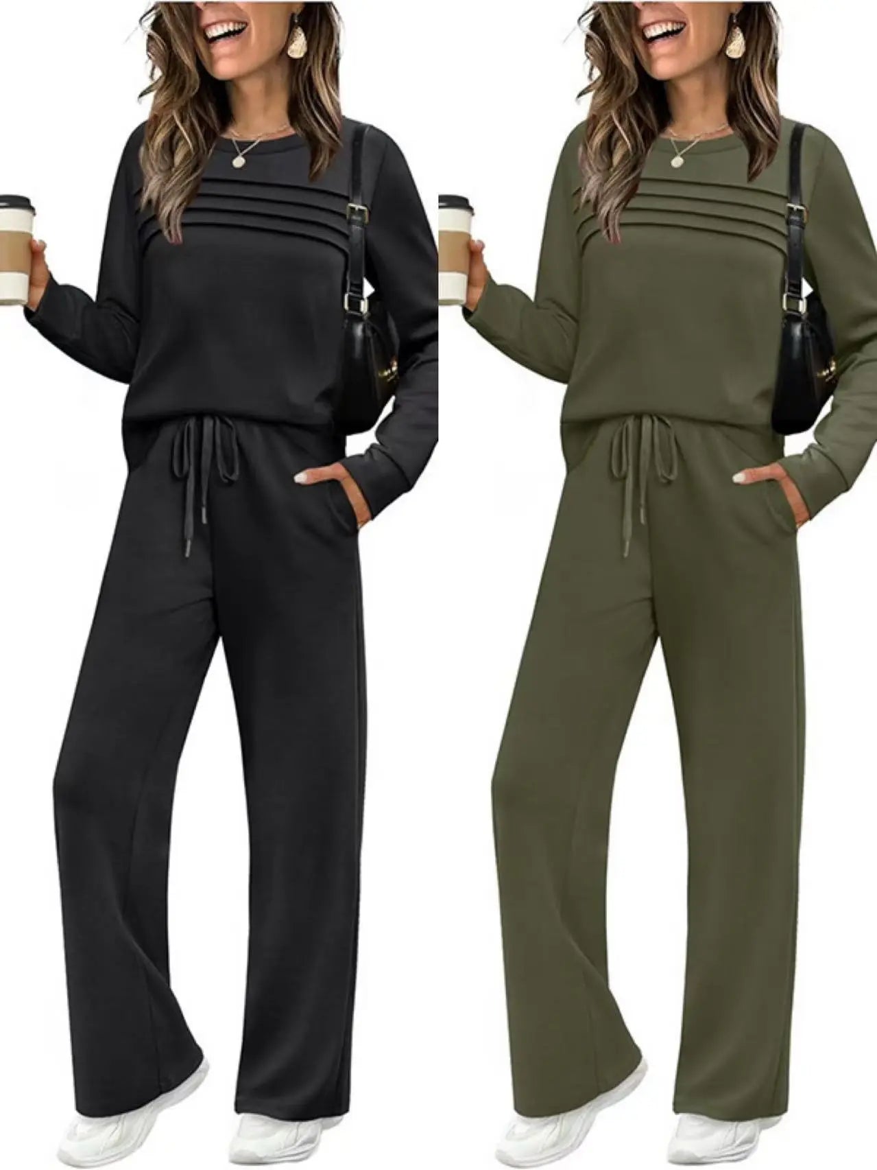 Draw-String Pants And Loose Top Aurélia