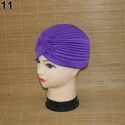 Turban Ethnic Stripes Borderless Cap Headwear
