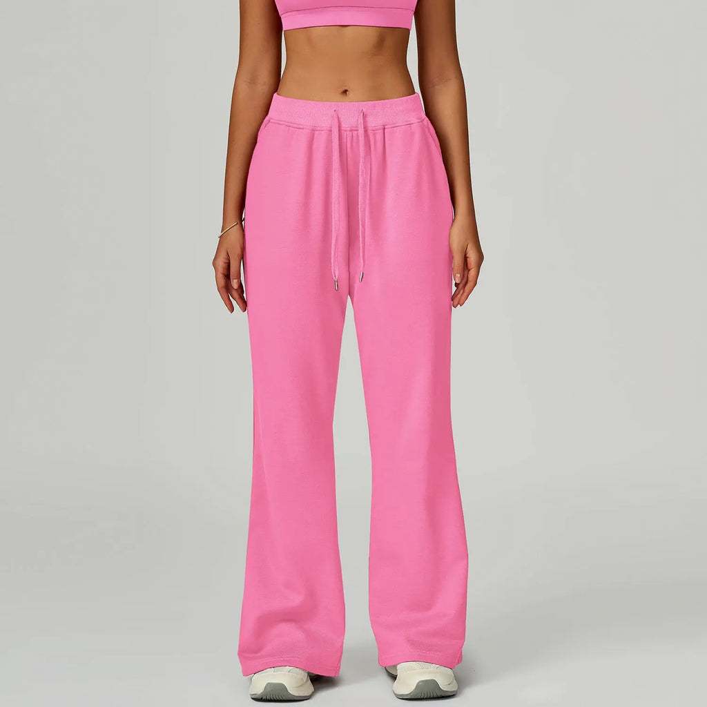 Sporty Drawstring Versatile Pants Aurélia