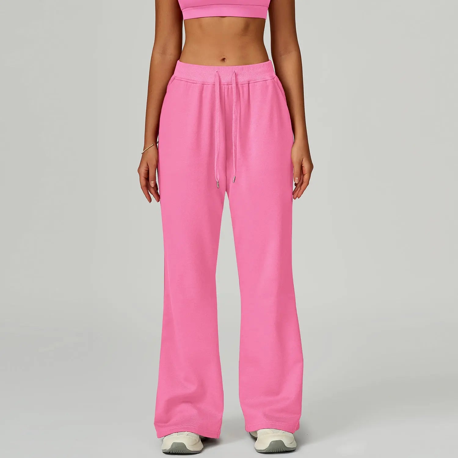 Sporty Drawstring Versatile Pants Aurélia