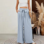 Flowy High-waist Wide-leg Pants Aurélia