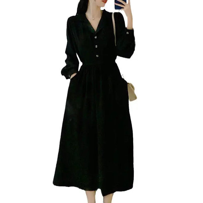 Cinched Waist Shirt Dress Aurélia