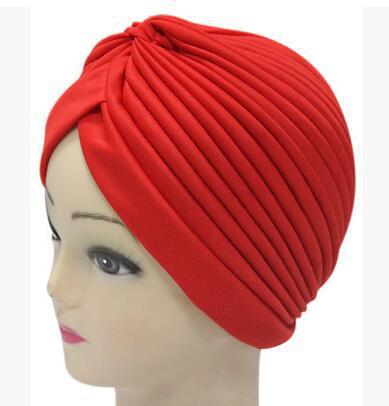 Turban Ethnic Stripes Borderless Cap Headwear
