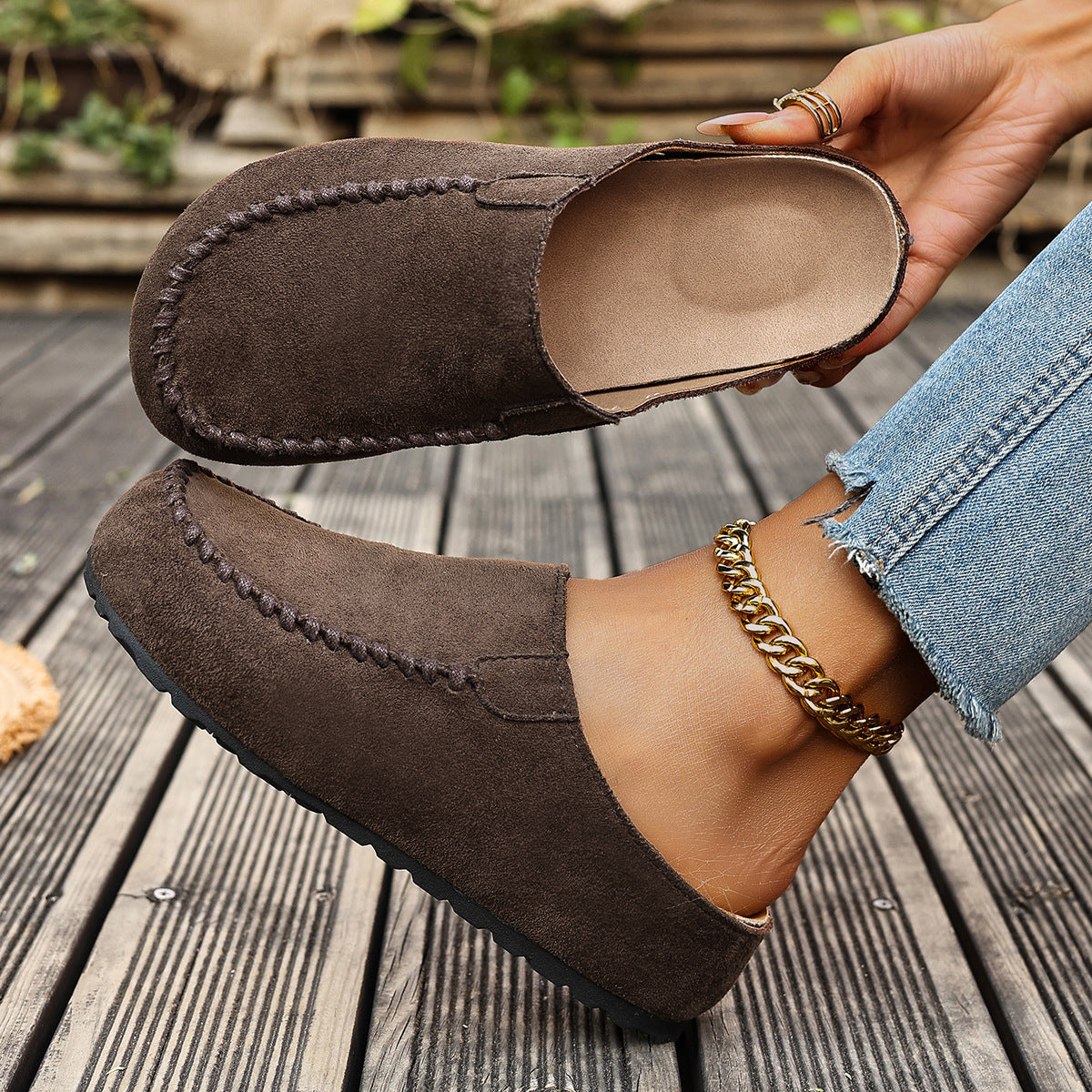 Half-slipper With A Thick Sole For Women Aurélia