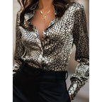 Silky-Feel Loose-Fit Shirt Aurélia