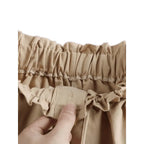 Cotton Linen Utility Skirt With Pockets Aurélia