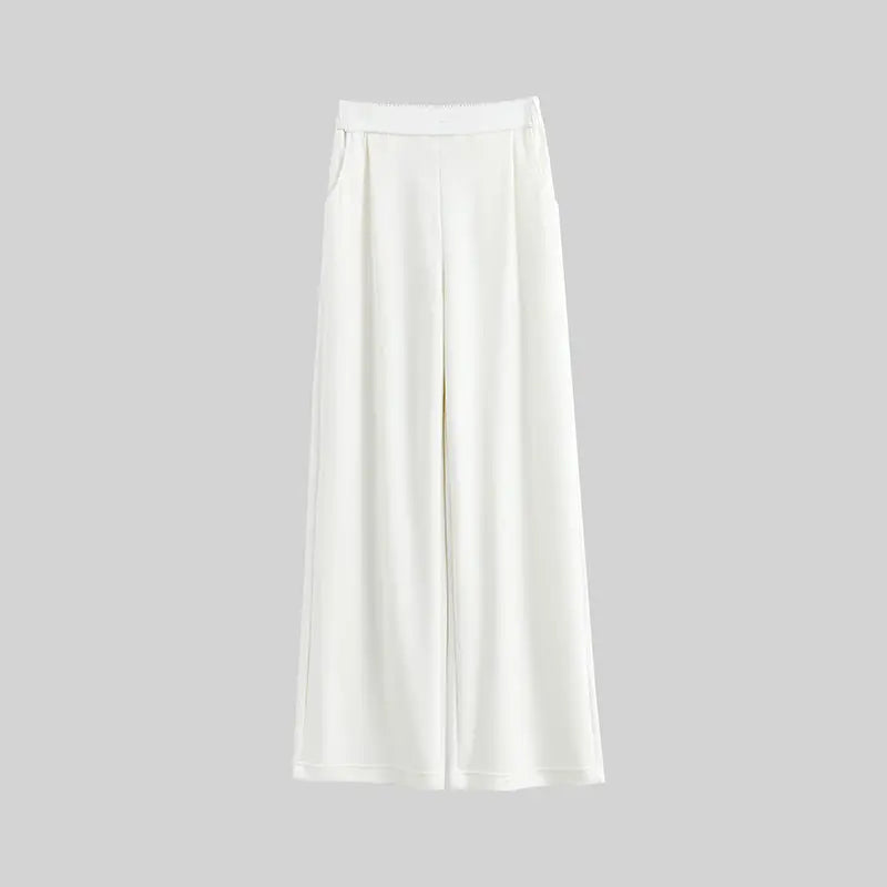 Casual Style Straight High Waist Wide Leg Aurélia