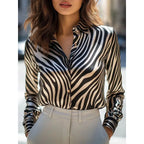 Silky-Feel Loose-Fit Shirt Aurélia