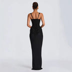 Women's Strapless Sleeveless Sheath Maxi Dress Aurélia