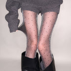 Glitter Tights With Polka Dots For Night Out & Party Looks Aurélia