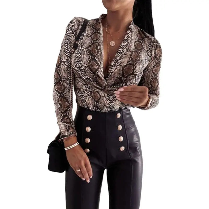 Leopard Print Blouse Aurélia