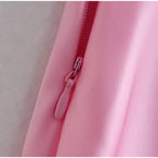 Blush Satin Maxi Dress
