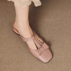 French Style Closed Toe Half Slippers Aurélia